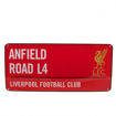 Picture of LIVERPOOL STREET SIGN ANFIELD ROAD RED